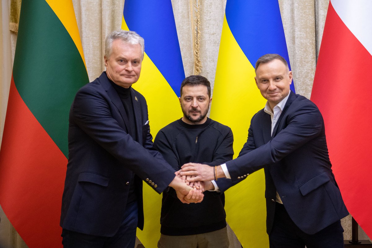 Die Präsidenten Litauens und Polens statten Lemberg einen unerwarteten Besuch ab