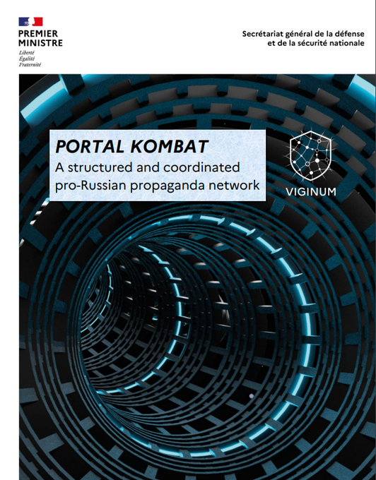 French counter-disinformation service @Viginum_Gouv unearthed a pro-russian propaganda network named Portal Kombat. Foreign affairs ministers @steph_sejourne, @ABaerbock  and @sikorskiradek  announced today a common mechanism to raise alert and fight back