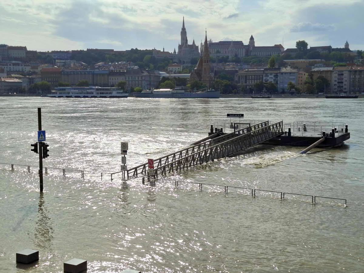 Überschwemmung in Budapest